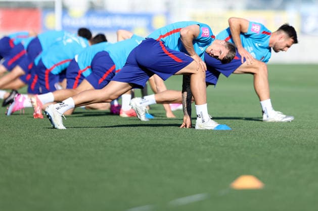 Football, Croatia national team, Training