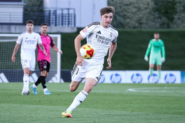 Real Madrid Castilla vs CE Sabadell, on the playoff matchday of the 2025 26 Primera Federacion Third Division of Spain May 29, 2026, Madrid, Spain Cesar Palacios during the Primera Division championship football match between Real Madrid Castilla and CD Sabadell on 29 May 2026 at Estadio Alfredo Di Stefano in Madrid, Spain Madrid Madrid Madrid Spain Copyright: xAlejandroxMatiasx