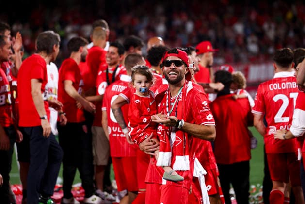 Monza v Catanzaro - Serie B Playoff Final Patrick Cutrone celebrates Serie A promotion during the Serie B match between AC Monza and Catanzaro at U-Power Stadium in Monza, Italy, on May 29, 2026. Monza Italy  Copyright: xMairoxCinquettix originalFilename:cinquetti-acmonzav260529_npisB