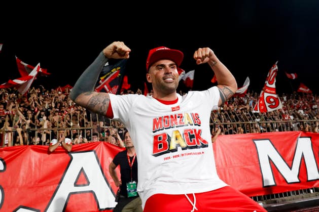 Monza v Catanzaro - Serie B Playoff Final Patrick Cutrone celebrates Serie A promotion during the Serie B match between AC Monza and Catanzaro at U-Power Stadium in Monza, Italy, on May 29, 2026. Monza Italy  Copyright: xMairoxCinquettix originalFilename:cinquetti-acmonzav260529_npvTO