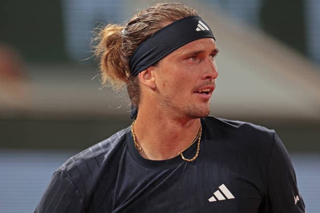 RECORD DATE NOT STATED 29th May 2026; Roland Garros, Paris, France; 2026 French Open Tennis, Day 11; Alexander Zverev (GER) in his match against Quentin Halys (FRA) JonxBromley