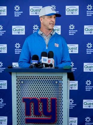 New York Giants head coach John Harbaugh address media during organized team activities at the Quest Diagnostics Training Center in East Rutherford, New Jersey on Friday, May 29, 2026. CSM East Rutherford United States - ZUMAc04_ 20260529_zma_c04_027 Copyright: xDuncanxWilliamsx