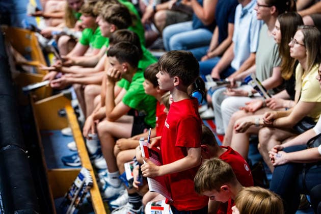 29 05 2026, GER, Handball, Men, Season 25 26, Daikin 1 Bl, Matchday 30, ThSV Eisenach Fuechse Berlin Einlaufkinder 99817 Eisenach Werner Assmann Halle Am Sportp Thueringen Germany