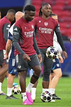 BUDAPEST, HUNGARY - MAY 29: General view during the training session one day ahead of the UEFA Champions League 2026 Final between Paris Saint-Germain and Arsenal at Puskas Arena on May 29, 2026 in Budapest, Hungary.  Copyright: xVCGx 111644957143