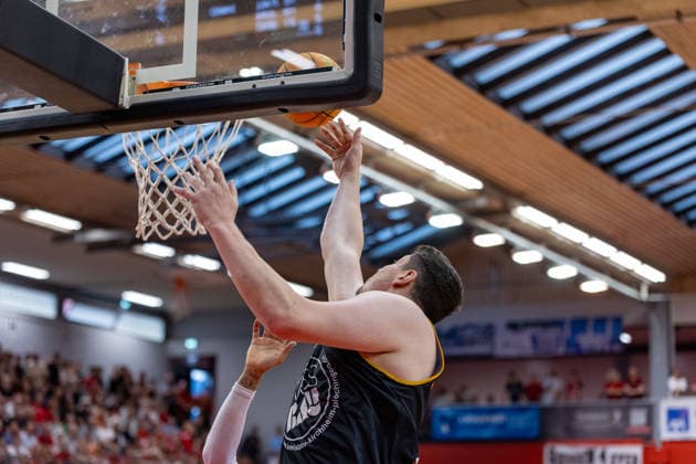 Nicolas Bretzel Bozic Estriche Knights Kirchheim, 21 GER, Giessen46ers vs Bozic Estriche Knights Kirchheim, BARMER 2 Basketball Bundesliga, Playoffs Semifinal Game 4, Season 2025 2026, 29 05 2026 GER, Giessen46ers vs Bozic Estriche Knights Kirchheim, BARMER 2 Basketball Bundesliga, Playoffs Semifinal Game 4, Season 2025 2026, 29 05 2026 Giessen Copyright: xEibner-Pressefoto NinaxSanderx EP_NSR