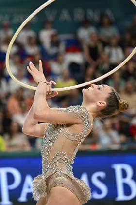 IPA85176857 - DRAGAS Tara (ITA) during European Championships in Rhythmic gymnastics, Rhythmische Sportgymnastik, RSG Gymnastics in Varna, Bulgaria, May 30 2026  Copyright: xFilippoxTomasi IPAxSportx xx 85176857