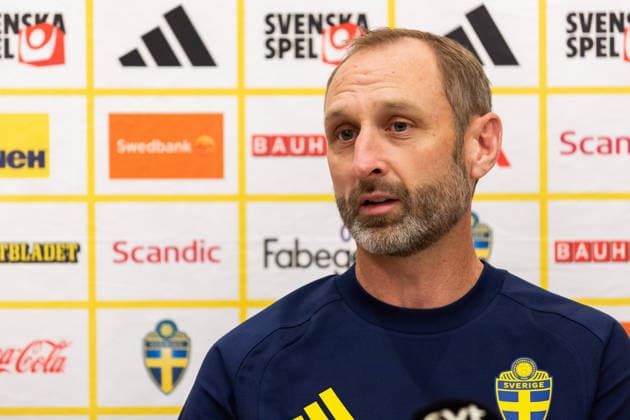 260530 Assistant coach Andreas Georgson of the Swedish national football team during a press event on May 30, 2026 in Stockholm Photo Axel Boberg BILDBYRAN COP 258 AX0106 fotboll football soccer fotball landskamp sverige sweden sverige a fifa world cup vm bbeng  Copyright: AXELxBOBERG BB260530AX009