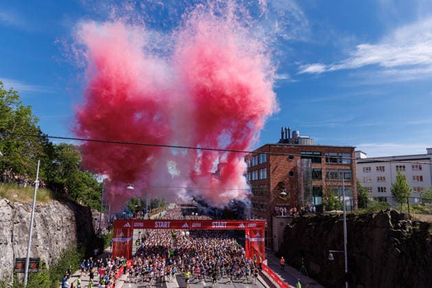 260530 The start of the Stockholm Marathon on May 30, 2026 in Stockholm  Copyright: KENTAxJÖNSSON BB260530KJ007