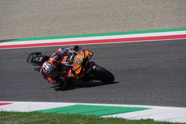 30 05 2026, Autodromo Internazionale del Mugello, Mugello, MotoGP Italian Grand Prix 2026 ,in the picture Enea Bastianini ITA , Red Bull KTM Tech3 Photo by Hasan Bratic DeFodi Images