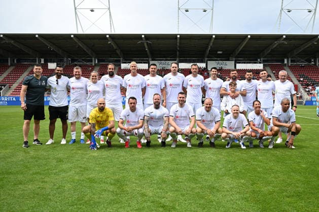 30 05 2026, xsvx, Football Langholz Cup 2026, v l team photo DFL Legends Wiesbaden