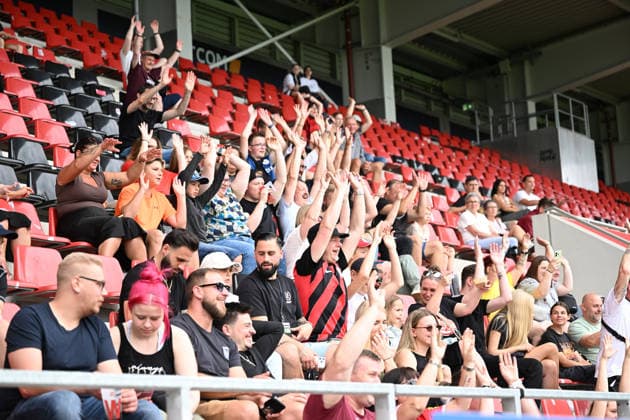 30 05 2026, xsvx, Football Langholz Cup 2026, v l fans, spectators Wiesbaden
