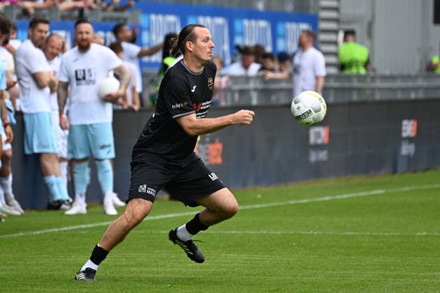 30 05 2026, xsvx, Football Langholz Cup 2026, v l Alexander Alex Meier Eintracht Frankfurt Wiesbaden