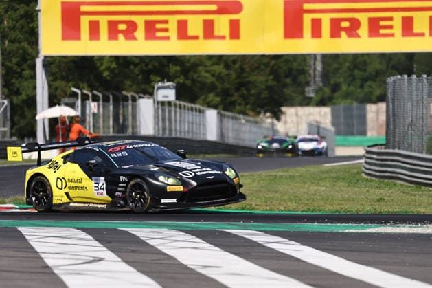 IPA85179328 - 34 Aston Martin Vantage AMR GT3 EVO - Natural elements by Walkenhorst Motorsport during 3 Hours of the GT World Challenge on May 30, 2026 at Monza Autodrome, Italy during Monza - Round 3, GT World Challenge race in Monza, Italy, May 30 2026  Copyright: xValerioxOrigo IPAxSportx xx 85179328