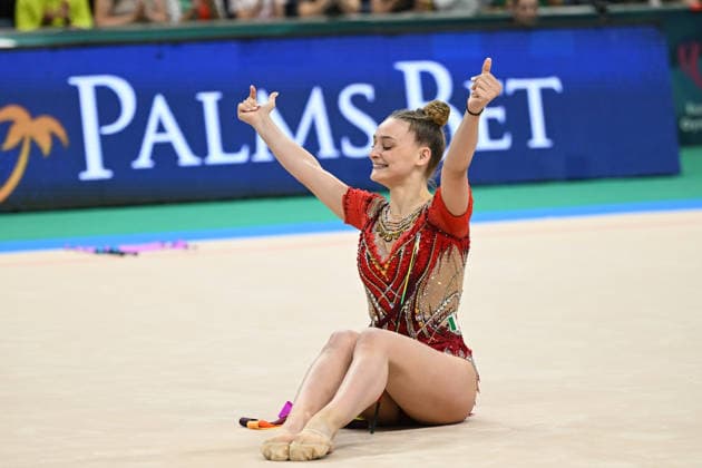 IPA85179916 - DRAGAS Tara (ITA) during European Championships in Rhythmic gymnastics, Rhythmische Sportgymnastik, RSG Gymnastics in Varna, Bulgaria, May 30 2026  Copyright: xFilippoxTomasi IPAxSportx xx 85179916