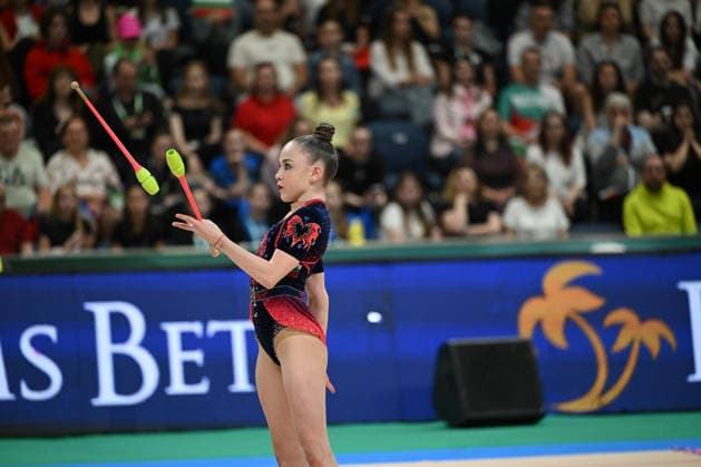 IPA85179923 - NIKOLOVA Stiliana (BUL) during European Championships in Rhythmic gymnastics, Rhythmische Sportgymnastik, RSG Gymnastics in Varna, Bulgaria, May 30 2026  Copyright: xFilippoxTomasi IPAxSportx xx 85179923