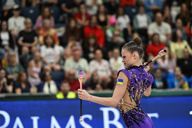 OTHER - Gymnastics - European Championships in Rhythmic gymnastics, Rhythmische Sportgymnastik, RSG Photo by IPA ABACAPRESS.COM85179937 - ONOFRIICHUK Taisiia (UKR) during European Championships in Rhythmic Gymnastics, Gymnastics in Varna, Bulgaria, May 30 2026 Varna Bulgaria  Copyright: xIPAxSport ABACAx