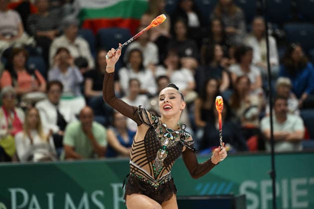 OTHER - Gymnastics - European Championships in Rhythmic gymnastics, Rhythmische Sportgymnastik, RSG Photo by IPA ABACAPRESS.COM85179911 - BORISOVA Mariia (RUS) during European Championships in Rhythmic Gymnastics, Gymnastics in Varna, Bulgaria, May 30 2026 Varna Bulgaria  Copyright: xIPAxSport ABACAx