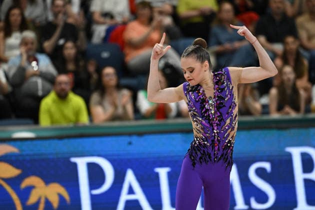 OTHER - Gymnastics - European Championships in Rhythmic gymnastics, Rhythmische Sportgymnastik, RSG Photo by IPA ABACAPRESS.COM85179902 - ONOFRIICHUK Taisiia (UKR) during European Championships in Rhythmic Gymnastics, Gymnastics in Varna, Bulgaria, May 30 2026 Varna Bulgaria  Copyright: xIPAxSport ABACAx