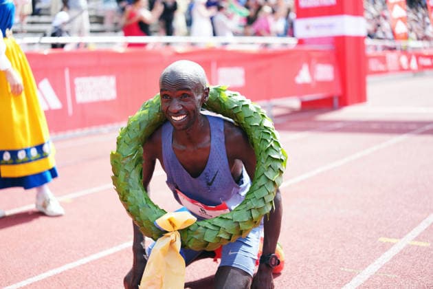 STOCKHOLM, SWEDEN 20260530 Edwin Kiptoo wins the Stockholm marathon on Saturday STOCKHOLM SWEDEN x10500x  Copyright: xMagnusxLejhall TTx STOCKHOLM MARATHON 2026
