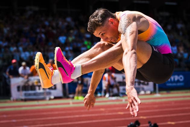 51 Hypomeeting, Goetzis AT , 30 05 2026 GOETZIS, SWITZERLAND MAY 30 Simon EHAMMER of Switzerland competes in the long jump of the mens decathlon at the 51 Hypomeeting, Goetzis AT on May 30, 2026 in Goetzis, Switzerland Copyright: xBEAUTIFULxSPORTS OlafxRellischx