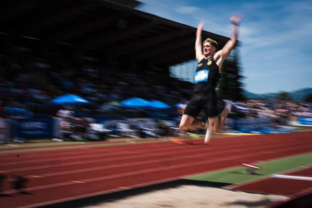 51 Hypomeeting, Goetzis AT , 30 05 2026 GOETZIS, SWITZERLAND MAY 30 Finley GAIO of Switzerland competes in the long jump of the mens decathlon at the 51 Hypomeeting, Goetzis AT on May 30, 2026 in Goetzis, Switzerland Copyright: xBEAUTIFULxSPORTS UlfxSchillerx