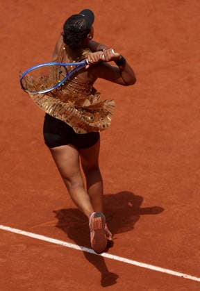Naomi Osaka of Japan in action French Open Tennis, Day Seven, Tennis, Roland Garros, Paris, France - 30 May 2026Paris Roland Garros France EDITORIAL USE ONLY No use with unauthorised audio, video, data, fixture lists, club league logos or live services. Online in-match use limited to 120 images, no video emulation. No use in betting, games or single club league player publications. Copyright: xEllaxLing Shutterstockx 16898317q