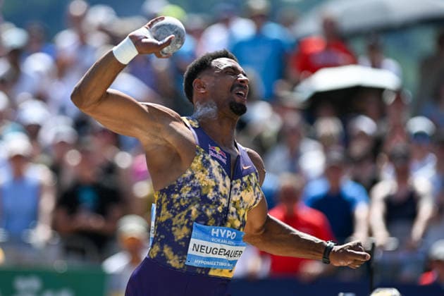 ATHLETICS - Hypomeeting Goetzis 2026 GOETZIS,AUSTRIA,30.MAY.26 - ATHLETICS - World Athletics Combined Events Tour, Hypomeeting, decathlon, shot put. Image shows Leo Neugebauer (GER).  GEPAxpictures xOliverxLerch