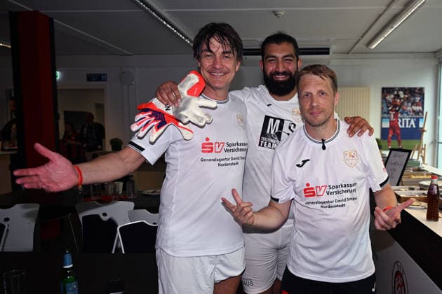 30 05 2026, xsvx, Football Langholz Cup 2026, f l Matze Knoop Faisal Kawusi, German comedian and Oliver Oli Pocher Wiesbaden