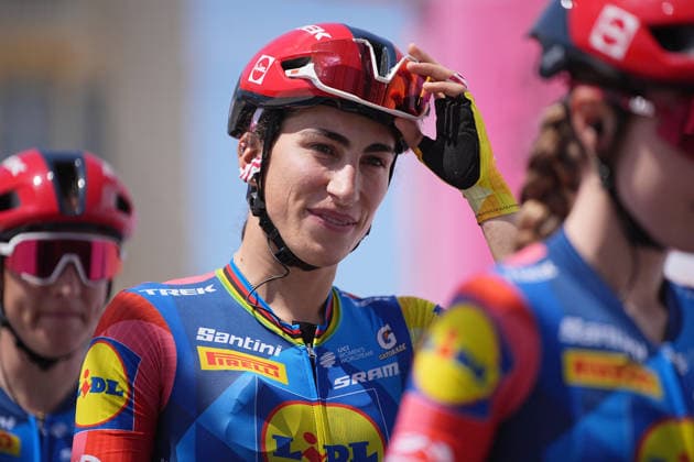 Italy™s Elisa Balsamo of Lidl - Trek™s during Stage 1 of the Giro d™Italia Women, from Cesenatico to Ravenna, Italy, Saturday May 30, 2026  Copyright: xMarcoxAlpozzi LaPressex
