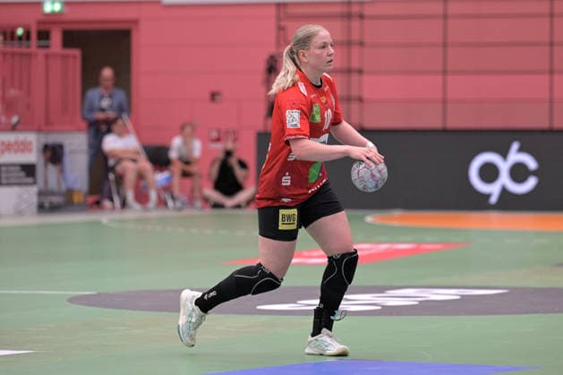 Viktoria Marksteiner SV Union Halle Neustadt, 10 am with ball TusSies Metzingen vs SV Union Halle Neustadt , Handball, Alsco HBF, 7 Play Off League Matchday, Season 2025 2026, 30 05 2026 TusSies Metzingen vs SV Union Halle Neustadt , Handball, Alsco HBF, 7 Play Off League Matchday, Season 2025 2026, 30 05 2026 Tuebingen Copyright: xEibner-Pressefoto TobiasxBaurx EP_TBR
