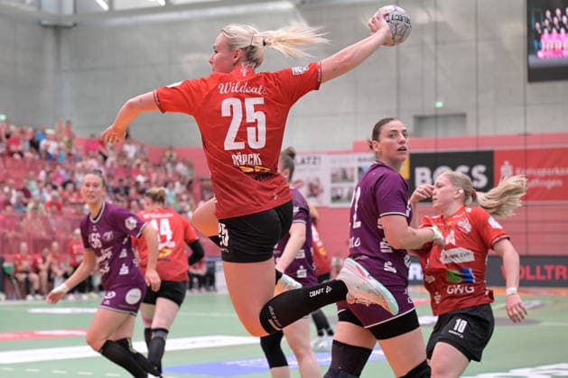 Lilli Roepcke SV Union Halle Neustadt, 25 on goal TusSies Metzingen vs SV Union Halle Neustadt , Handball, Alsco HBF, 7 Play Off League Matchday, Season 2025 2026, 30 05 2026 TusSies Metzingen vs SV Union Halle Neustadt , Handball, Alsco HBF, 7 Play Off League Matchday, Season 2025 2026, 30 05 2026 Tuebingen Copyright: xEibner-Pressefoto TobiasxBaurx EP_TBR