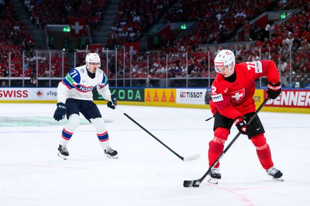 260530 Martin Ronnild of Norway during the 2026 IIHF Ice Hockey World Championship semifinal match between Switzerland and Norway on May 30, 2026 in Zürich Photo Jesper Zerman BILDBYRAN kod JZ JZ0737 ishockey ice hockey ishockey vm 2026 vm 2026 iihf world championship semifinal semifinals switzerland schweiz norge norway bbeng norge norway  Copyright: JESPERxZERMAN BB260530JZ027