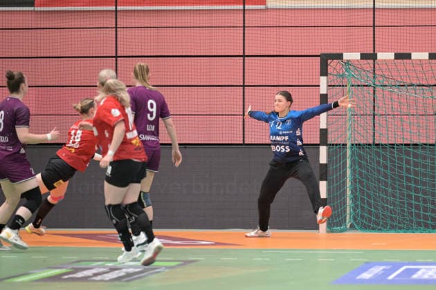 Marie Kristin Weiss TusSies Metzingen, 12 in goal TusSies Metzingen vs SV Union Halle Neustadt , Handball, Alsco HBF, 7 Play Off League Matchday, Season 2025 2026, 30 05 2026 TusSies Metzingen vs SV Union Halle Neustadt , Handball, Alsco HBF, 7 Play Off League Matchday, Season 2025 2026, 30 05 2026 Tuebingen Copyright: xEibner-Pressefoto TobiasxBaurx EP_TBR