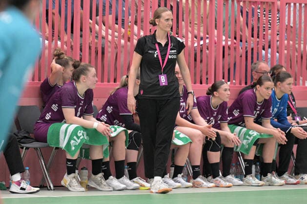 Miriam Hirsch TusSies Metzingen, Coach TusSies Metzingen vs SV Union Halle Neustadt , Handball, Alsco HBF, 7 Play Off League Matchday, Season 2025 2026, 30 05 2026 TusSies Metzingen vs SV Union Halle Neustadt , Handball, Alsco HBF, 7 Play Off League Matchday, Season 2025 2026, 30 05 2026 Tuebingen Copyright: xEibner-Pressefoto TobiasxBaurx EP_TBR