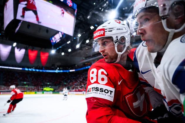 Ice hockey, World Championship, semi-final, Switzerland - Norway