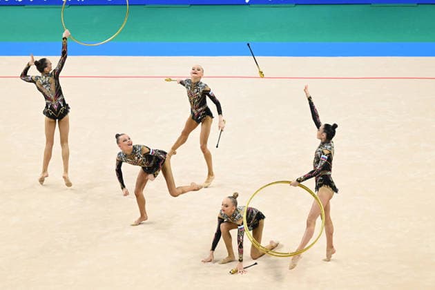 IPA85186567 - RUSSIAN FEDERATION group during European Championships in Rhythmic gymnastics, Rhythmische Sportgymnastik, RSG Gymnastics in Varna, Bulgaria, May 30 2026  Copyright: xFilippoxTomasi IPAxSportx xx 85186567