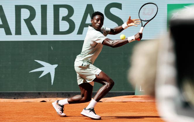 TENNIS - French Open 2026 PARIS,FRANCE,30.MAY.26 - TENNIS - ATP, Tennis Herren World Tour, French Open, Roland Garros, Grand Slam. Image shows Moise Kouame (FRA).  GEPAxpictures xMatthiasxHauer