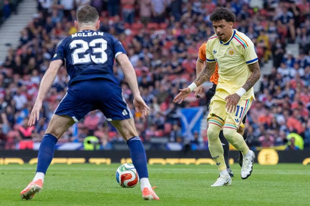Scotland v Curacao, Friendly International Challenge Jeremy Antonisse of Curacao during the International Challenge Match - Scotland vs Curacao, Barclays Hampden, Glasgow. 30 May 2026 Hampden Park Barclays Hampden Glasgow Scotland Editorial use only , Copyright: xColinxPoultneyx PSI-24309-0132