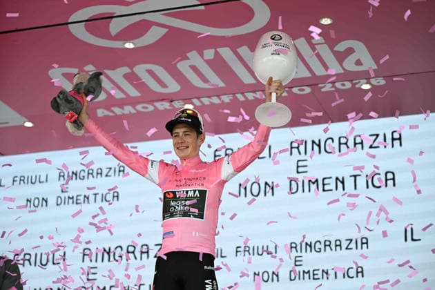 30-05-2026 Giro D italia; Tappa 20 Gemona Del Friuli - Piancavallo; 2026, Visma - Lease A Bike; Vingegaard, Jonas; Piancavallo;