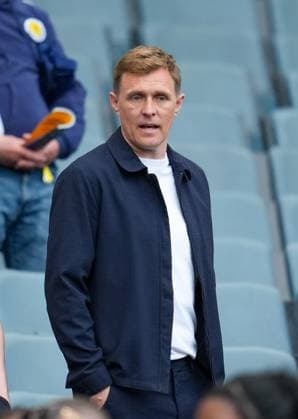 Darren Fletcher, former Manchester United, ManU & Scotland player in the stand at Hampden. Fletcher s son Tyler Fletcher made his debut for Scotland in today s match. Scotland v Curacao, International Friendly, Länderspiel, Nationalmannschaft Football, Hampden Park, Glasgow, Scotland, UK - 30 May 2026Glasgow Hampden Park United Kingdom EDITORIAL USE ONLY No use with unauthorised audio, video, data, fixture lists, club league logos or live services. Online in-match use limited to 120 images, no video emulation. No use in betting, games or single club league player publications. Copyright: xStuartxWallace Shutterstockx 16898283k