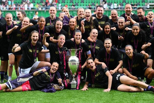 Football, Women, Belgium, Cup winner RSC Anderlecht
