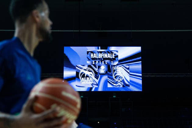 Alba Berlin vs Bamberg Baskets before the match 30 05 2026, Alba Berlin vs Bamberg Baskets, Basketball, BBL, Max Schmeling Halle, Berlin DFL regulations prohibit any use of photographs as image sequences and or quasi video Copyright: HMBxMedia xFinnxWeidmann