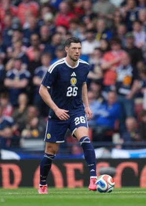 Scott McKenna of Scotland Scotland v Curacao, International Friendly, Länderspiel, Nationalmannschaft Football, Hampden Park, Glasgow, Scotland, UK - 30 May 2026Glasgow Hampden Park United Kingdom EDITORIAL USE ONLY No use with unauthorised audio, video, data, fixture lists, club league logos or live services. Online in-match use limited to 120 images, no video emulation. No use in betting, games or single club league player publications.  Copyright: xStuartxWallace Shutterstockx 16898283ah