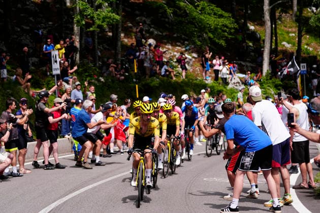 THE PACK RIDES during Stage 20 of the Giro d™Italia, from Gemona del Friuli to Piancavallo, Italy, Saturday, May 30, 2026.  Copyright: xFabioxFerrari LaPressex