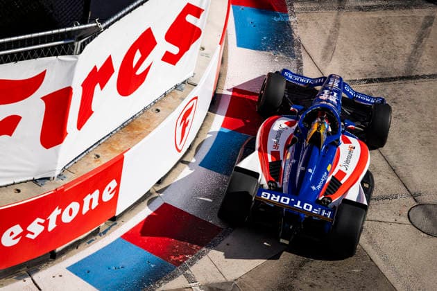 AUTO - IndyCar, Indy Car, IRL, USA - DETROIT GRAND PRIX 2026 14 FERRUCCI Santino (usa), A. J. Foyt Racing, Dallara DW12 - Chevrolet, action during the Chevrolet Detroit Grand Prix, 8th round of the 2026 NTT IndyCar Series, on the Streets of Detroit, from May 29 to 31, 2026 in Detroit, Michigan, United States of America - DetroitUnited States Copyright: xJULIENxDELFOSSEx