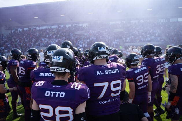 30 05 2026, xhfmx, American Football EFA European Football Alliance, Frankfurt Galaxy Munich Ravens Einlauf Frankfurt Galaxy DFL DFB REGULATIONS PROHIBIT ANY USE OF PHOTOGRAPHS as IMAGE SEQUENCES and or QUASI VIDEO Frankfurt am Main