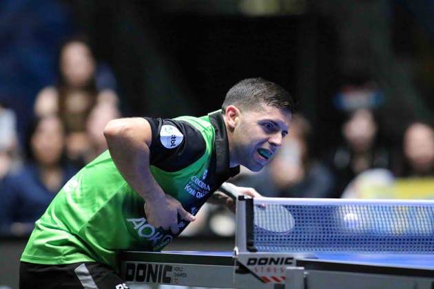 kirill Geramenko SV Werder Bremen GER Frankfurt TTBL Liebherr Final Four FC Saarbruecken vs SV Werder Bremen, Table Tennis Suewag Energie Arena 30 05 2026 GER Frankfurt TTBL Liebherr Final Four Table Tennis Suewag Energie Arena Deutsche Meiterschaft 30 05 2026 Frankfurt Copyright: xEibner-Pressefoto JoergxHirschx EP_JHH