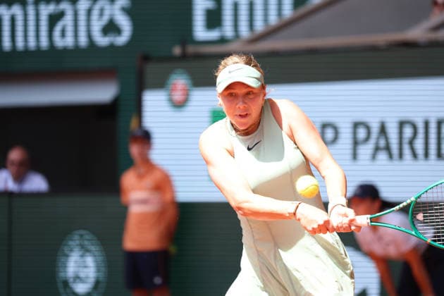 Roland Garros 2026 - Parry vs Anisimova Amanda Anisimova during the French Tennis Open of Roland Garros in Paris, France on May 30th 2026.  Copyright: xFabricexChasseryx