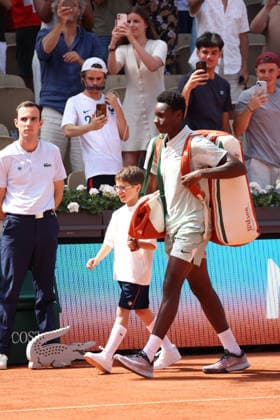Roland Garros 2026 - KouameÌ vs Tabilo MoÃ¯se KouamÃ during the French Tennis Open of Roland Garros in Paris, France on May 30th 2026.  Copyright: xFabricexChasseryx
