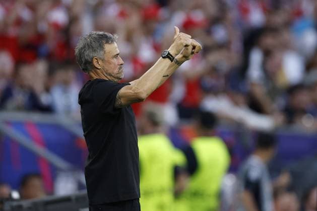 BUDAPEST - Paris Saint-Germain manager Luis Enrique during the UEFA Champions League final between Paris Saint-Germain and Arsenal FC at the Puskas Arena on 30 May 2026, Budapest, Hungary. MAURICE VAN STEEN ANP UEFA Champions League Final 2026 2025-2026 xVIxANPxSportx xMauricexvanxSteenxIVx 559689860 originalFilename: 559689860